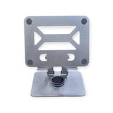 HEARTZ 360 DERECE SONSUZ POZİSYONDA DÖNEBİLEN KATLANABİLİR METAL ALAŞIMLI YÜKSEKLİK VE AÇI AYARLI KAYDIRMAZ TABLET NOTEBOOK VE LAPTOP STANDI (GÜMÜŞ TABLET STANDI N04)