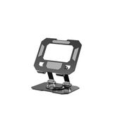 HEARTZ 360 DERECE SONSUZ POZİSYONDA DÖNEBİLEN KATLANABİLİR METAL ALAŞIMLI YÜKSEKLİK VE AÇI AYARLI KAYDIRMAZ TELEFON VE TABLET STANDI (SİYAH TABLET STANDI 162)