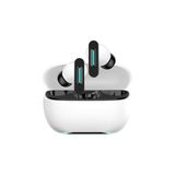 Heartz ANC ENC Kablosuz Bluetooth Kulaklık 5.4 Version Son Hız Bağlantı, Uzun Şarj Kapasitesi, Ses Asistanı, Beyaz 10 Metre çekiş mesafesi Pürüzsüz Ses kalitesi gürültü engelleme ve A Plus mikrofon