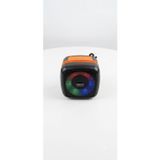 HEARTZ Bluetooth Hoparlör, RGB LED Işıklı, Telefon Standlı, USB Flash Bellek ve AUX Destekli, Taşınabilir Speaker A Kalite 4 Ayrı Renk seçenekli Şarjlı Bluetooth Speaker (SİYAH)