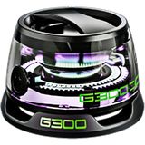 Heartz G300 Manyetik Mini Bluetooth Hoparlör 5W RGB LED Işıklı Bluetooth 5.4 Taşınabilir Kablosuz Speaker - Siyah