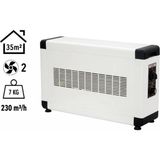 Heatbox Hbb3000k Board 3000 Watt Monofaze Elektrikli Fanlı Isıtıcı Krem