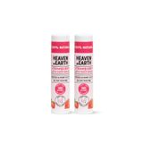 Heaven on Earth %100 Doğal Organik Renkli Çilekli Nemlendirici Besleyici Dudak Yanak Balmı Strawberry 2'li paket