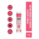 Heaven on Earth %100 Doğal Organik Renkli Çilekli Nemlendirici Besleyici Dudak Yanak Balmı Strawberry Lip Cheek Balm