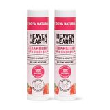 Heaven On Earth Doğal Strawberry Lip & Cheek Balm Nemlendirici Besleyici Renkli ve Çilekli Dudak ve Yanak Balmı- 2li Ekonomik Paket