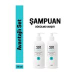 Heaven on Earth Tüm Saç Tipleri Saç Dökülme Karşıtı Sülfatsız Besleyici Şampuan Vegan %100 Doğal Organik 300 ml X2