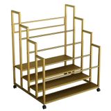 Heavy-Duty Yoga Matı 20-24 Mat ve Köpük Rulolar için Depolama Rafı, Ev Jimnastiği ve Stüdyo Kullanımı için İdeal (Ölçüler: 100 x 85 x 110 cm)