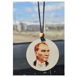 hebmeyy Araba araç dikiz aynası süsü iki taraflı atatürk resmi