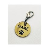 hebmeyy Gold Kedi Köpek Künyesi, Kedi Köpek Yuvarlak Isimlik, Tasmaya Takılan Isimlik, Pet Tag