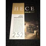 Hece Aralık 2017 Sayı 252 Dosya Ünüformalı Roman Kahramanları (Sahafiye Kitap)