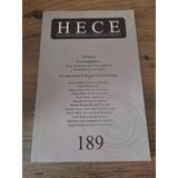 Hece Aylık Edebiyat Dergisi Yıl:16,Sayı:189 Eylül 2012 "Yazamadıkları..." (Sahafiye Kitap)
