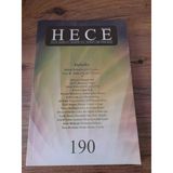 Hece Aylık Edebiyat Dergisi Yıl:16,Sayı:190 Ekim 2012 "Köşk" (Sahafiye Kitap)