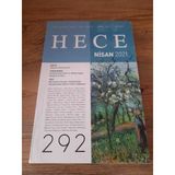 Hece Aylık Edebiyat Dergisi Yıl:25,Sayı:292 Nisan 2021 "Hüseyin Atlansoy Şiiri" (Sahafiye Kitap)