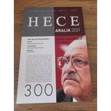 Hece Aylık Edebiyat Dergisi Yıl:25,Sayı:300 Aralık 2021 "Sezai Karakoç'a Rahmetle..." (Sahafiye Kitap)