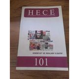 Hece Aylık Edebiyat Dergisi Yıl:9 Sayı:101 Mayıs 2005 "Edebiyat Ve Reklam İlişkisi" (Sahafiye Kitap)