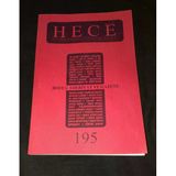 Hece Dergisi Mart 2013 Sayı 195 Dosya Edebiyat Ve Gazete (Sahafiye Kitap)