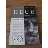 Hece Dergisi Şubat 2016 Sayı 230 Dosya: Şiir 2015 (Sahafiye Kitap)