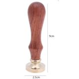 Hece Vki Ahşap Saplı Mühür Gelin ve Damat Modeli 25MMX90MM. +1 Adet Kırmızı Mühür Mumu Hediye