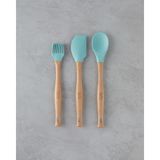 Hecha Silikon 3 Parça Servis Seti 28X32.5X31 cm Yeşil