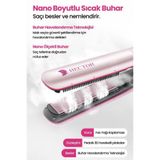 Hector HD205B 150W Buharlı Göstergeli Saç Düzleştirici, Metalik