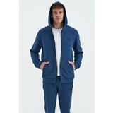 Hector İndigo Şardonlu Erkek Sweatshirt - 88139