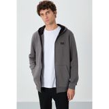 Hector Koyu Gri Şardonlu Erkek Sweatshirt - 88139