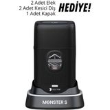 Hector Monster S 8000 Rpm Type-C Tıraş Makinesi Siyah