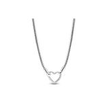 Hector&Co. Jewellery 925 Ayar Moments Kalp Kilitli Yılan Zincir Kolye