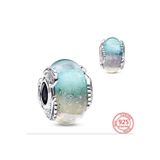 Hector&Co. Jewellery Gümüş Çok Renkli Murano Camı ve Tüy Charm