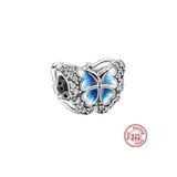 Hector&Co. Jewellery Gümüş Mavi Kelebek Charm