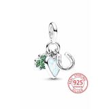 Hector&Co. Jewellery S925 Dört Yapraklı Yonca Kalp Ve At Nalı Üçlü Sallantılı Charm