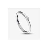 Hector&Co. Jewellery Tarz Me Pavé & Beyaz Ikili Yüzük