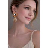 Hector&Co. Jewellery Zirkon Taşlı Uğur Böceği Detaylı Kadın Küpe | Zarif Tasarım