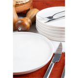 Heda Porselen 6'lı Venüs 20 cm Porselen Pasta ve Tatlı Tabağı Seti - Zarif ve Modern Tasarım