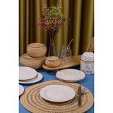 Heda Porselen 6'lı Zümrüt 18 cm Porselen Pasta ve Tatlı Tabağı Seti - Zarif ve Modern Tasarım