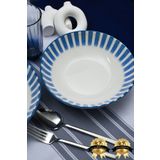 Heda Porselen Azur 23cm 2'li Porselen Salata Tabağı