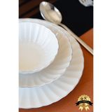 Heda Porselen Derya Platin Yaldız 18 Parça 6 Kişilik Porselen Yemek Takımı DRY18YS01Y01OF002