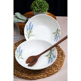 Heda Porselen Lavanta 2 Parça 23 Cm Porselen Salata Tabağı