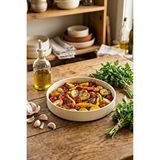 Heda Porselen Venüs 24 Cm Porselen Fırın Kabı Beyaz