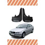 Heda Tex Bmw E46 Racing Beyaz Yazılı 2'Li Tozluk Çamurluk Paçalık