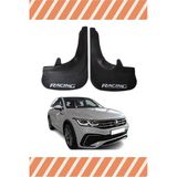 Heda Tex Volswagen Tiguan Tüm Kasalar Racing Beyaz Yazılı 2'Li Tozluk Çamurluk Paçalık
