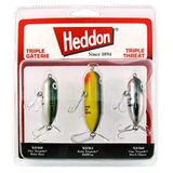 Heddon Torpido Pervane Yemi Topwater Balıkçılık Yemi Spinner Aksiyonlu, Üçlü Tehdit 3'lü Paket, Üçlü Tehdit 3'lü Paket