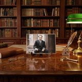 Hedea Atatürk Masaüstü Ahşap Tablo - Kabartmalı Baskı Şık Hediyelik 16x11 cm No 1