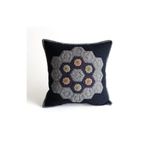 Hedea Patchwork El Yapımı Dantel ve Kumaş Tasarım Yastık
