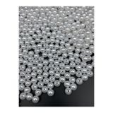 Hedef Bijuteri 100GR 10MM Beyaz Renk Lüks / Lüx Kaplama Plastik Inci Boncuk, Takı Yapım Boncuğu (100GR,~190 Adet)