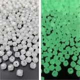 Hedef Bijuteri 100GR 10MM Fosforlu Küp Akrilik Karanlıkta Parlayan Boncuk Fosfor,neon,glow Hobi BONCUĞU(~180ADET)
