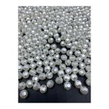 Hedef Bijuteri 100gr 10mm İnci Petek, Petek Model Krem Renk İnci Boncuk, Çanta Yapım, Takı Boncuğu (~210 Adet)