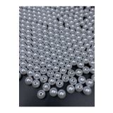 Hedef Bijuteri 100GR 14MM Beyaz Renk Lüks / Lüx Kaplama Plastik Inci Boncuk Çanta,takı Boncuğu (100GR,~70 Adet)