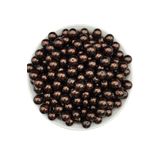 Hedef Bijuteri 10MM Kahverengi Cam Inci Boncuk, Takı Aksesuar Yapım Boncuğu (50GR,-38ADET)