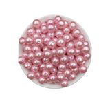 Hedef Bijuteri 12MM Açık Pembe Cam Inci Boncuk, Takı Aksesuar Yapım Boncuğu (50GR,-23ADET )